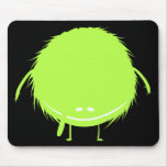 green fuzzy duzzle monster mouse pads