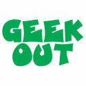 Green Geek Out Text Design photo sculptures