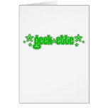 Green Geekette Greeting Cards