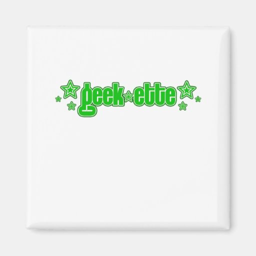 Green Geekette Magnets