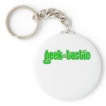 Green Geektastic keychains