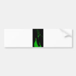 green girl bumper sticker