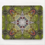 Green Glass Tubes Mouse Pads
