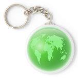 Green Globe keychains