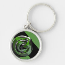 Green & glossy keychains