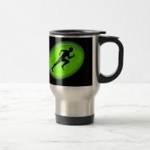 Green Glow Fitness Logo Mugs