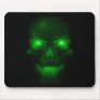 Green Glowing Skull Mouse Mats