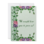 Green Goddess Upright Crescent invitations