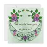 Green Goddess Upright Crescent invitations