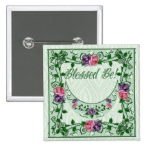 Green Goddess Upright Crescent Pin
