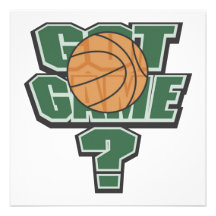 Green Got Game? T-shirts and Gifts Announcements