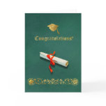 Green Graduation Card