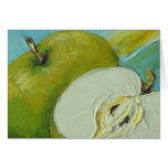 Green Granny Smith Apple Greeting Card