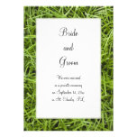Green Grass Marriage Announcement