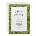 Green Grass Party Invitation