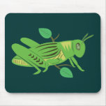 Green Grasshopper mousepads