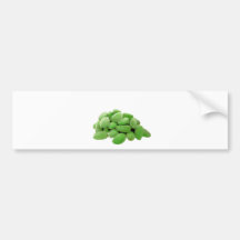 Green Green Almond Bumper Stickers