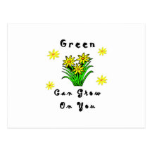 Green Grows On You Postcard
