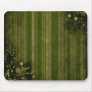 Green Grunge - Floral Design Mouse Pads