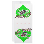 Green heart Assigned Seating Place Setting Name rack cards