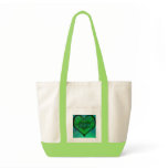 Green Heart bff Bags
