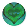 green heart bff magnets