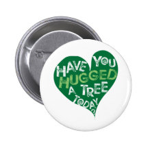 Green Heart (Hug a Tree) Buttons