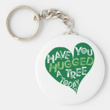 Green Heart (Hug a Tree) Key Chain