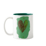 Green Heart mugs