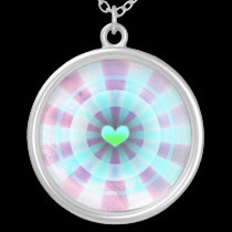 Green Heart necklaces