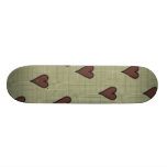 Green/Hearts Skateboard