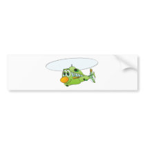 Green Helicopter Cartoon