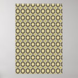 Green hexagonal poster