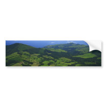 Green hills - Azores islands Bumper Stickers