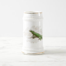 Green Iguana Lizard Ber Stein Mug