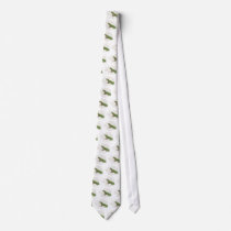 Green Iguana Lizard Necktie