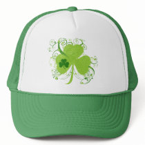 Green Irish Shamrock Hats