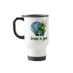 Green Is Good mugs