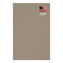 Green is Patriotic. Greed is not Custom Stationery