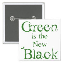 Green is the New Black Button buttons