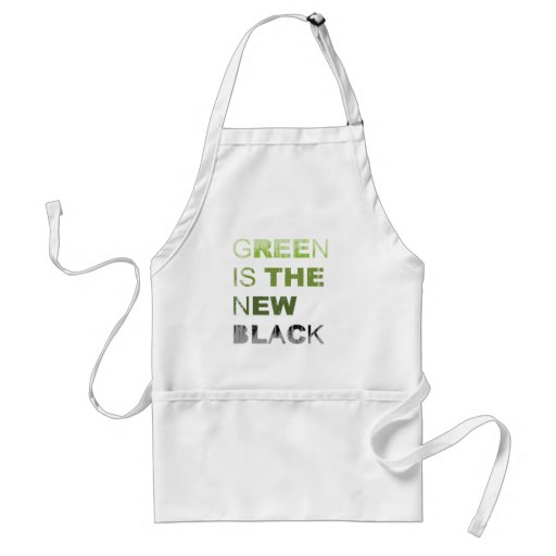 GREEN IS THE NEW BLACK SOLID Faded.png Apron
