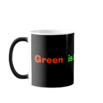 Green, is the new red coffee mug