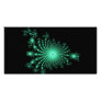 Green Islands fractal design Picture Card