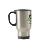 Green K9TB Logo Travel Mug