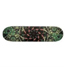 Green Keltic Lace Skateboard