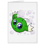 Green Kiko swishing through Kiko Lake cards