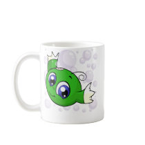 Green Kiko swishing through Kiko Lake mugs