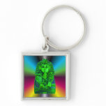 Green King Tut #2 Key Chains