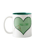 Green Kiss Me Valentine Mug