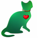 Green Kitty Cat